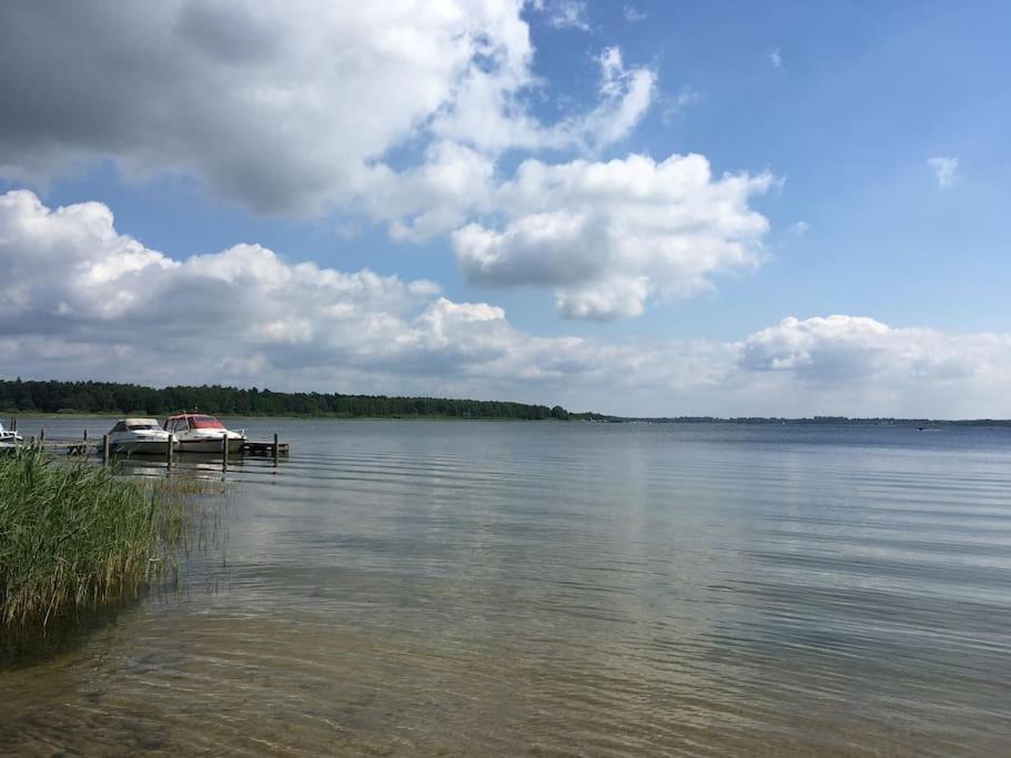 Ferienhaus Solken Mit Grosser Terrasse Und Kaminofen Plau am See Exterior foto