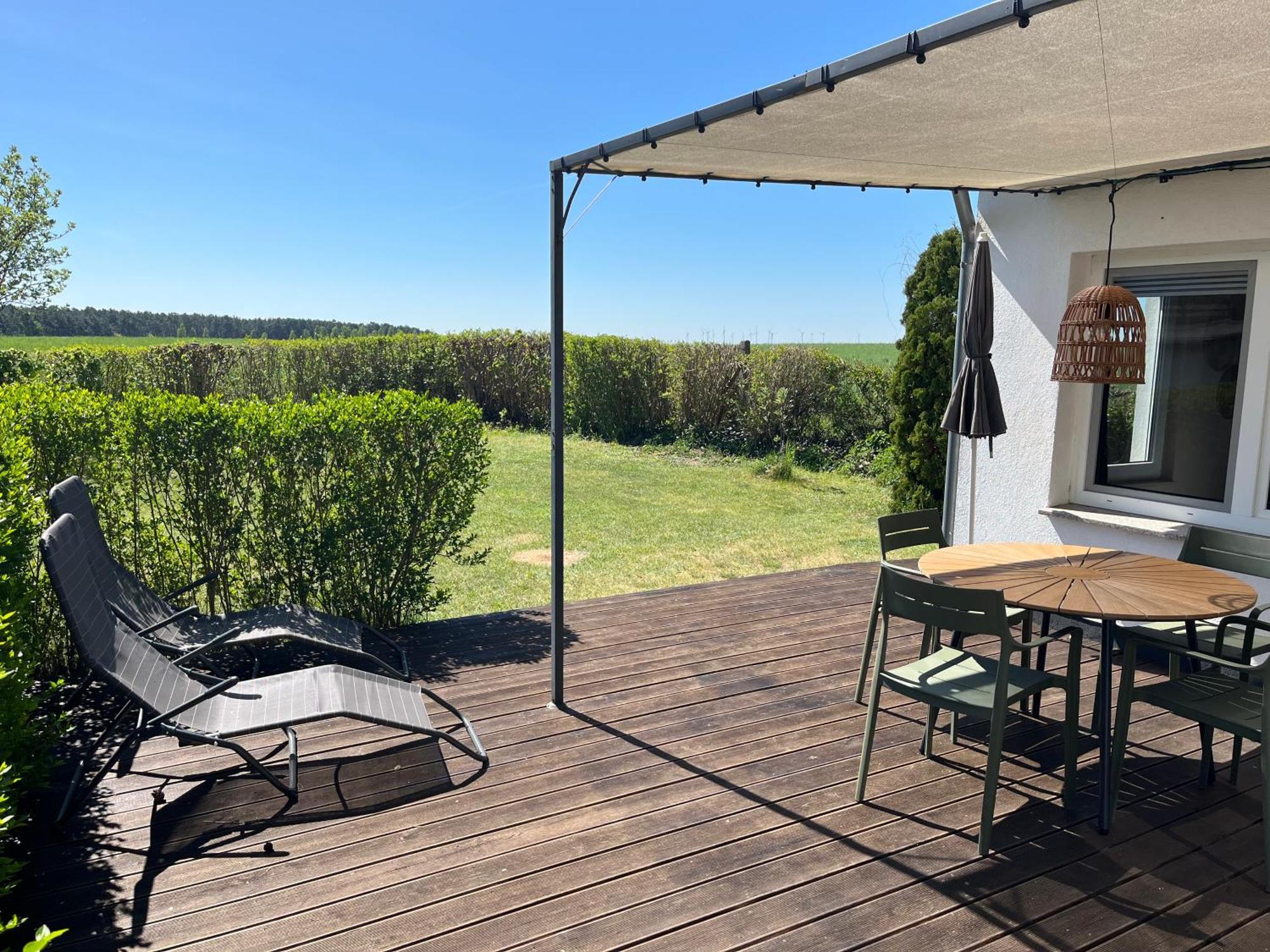 Ferienhaus Solken Mit Grosser Terrasse Und Kaminofen Plau am See Exterior foto